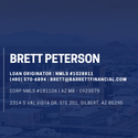 Brett Peterson - Mortgage Loan Originator in Gilbert, AZ