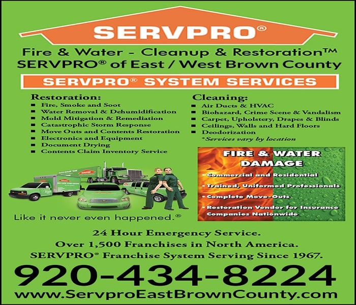 SERVPRO of East / West Brown County in Green Bay, WI