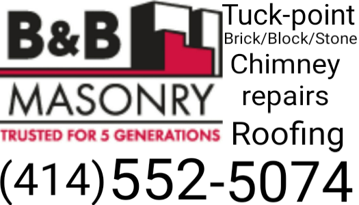 B&B Masonry tuckpointing and chimney contractors in Milwaukee, WI