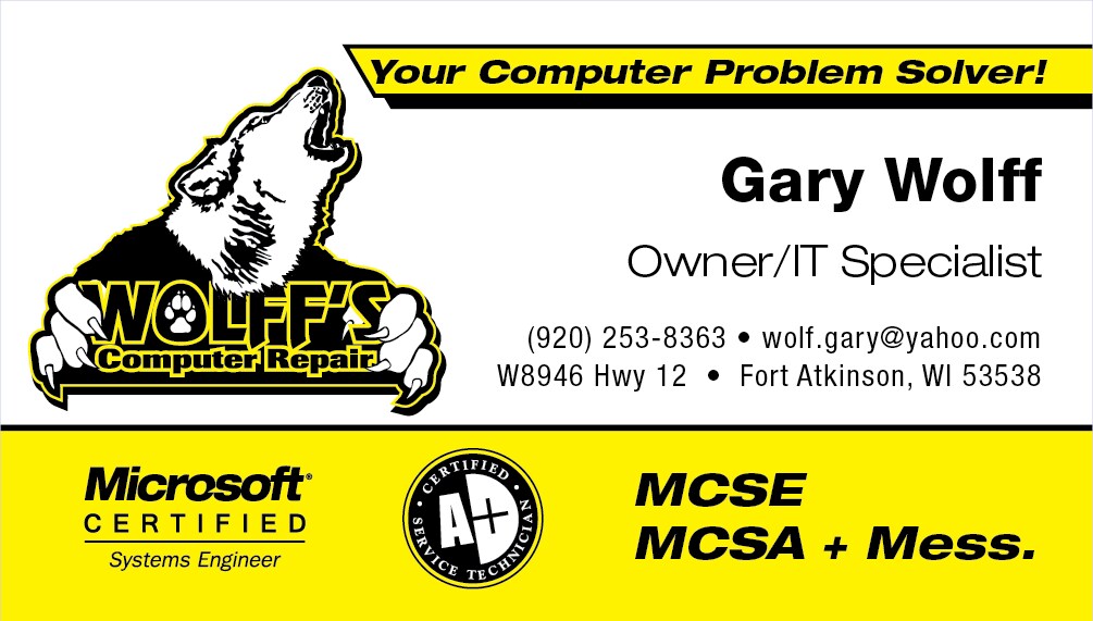 Wolff'S Computer Repair in Fort Atkinson, WI