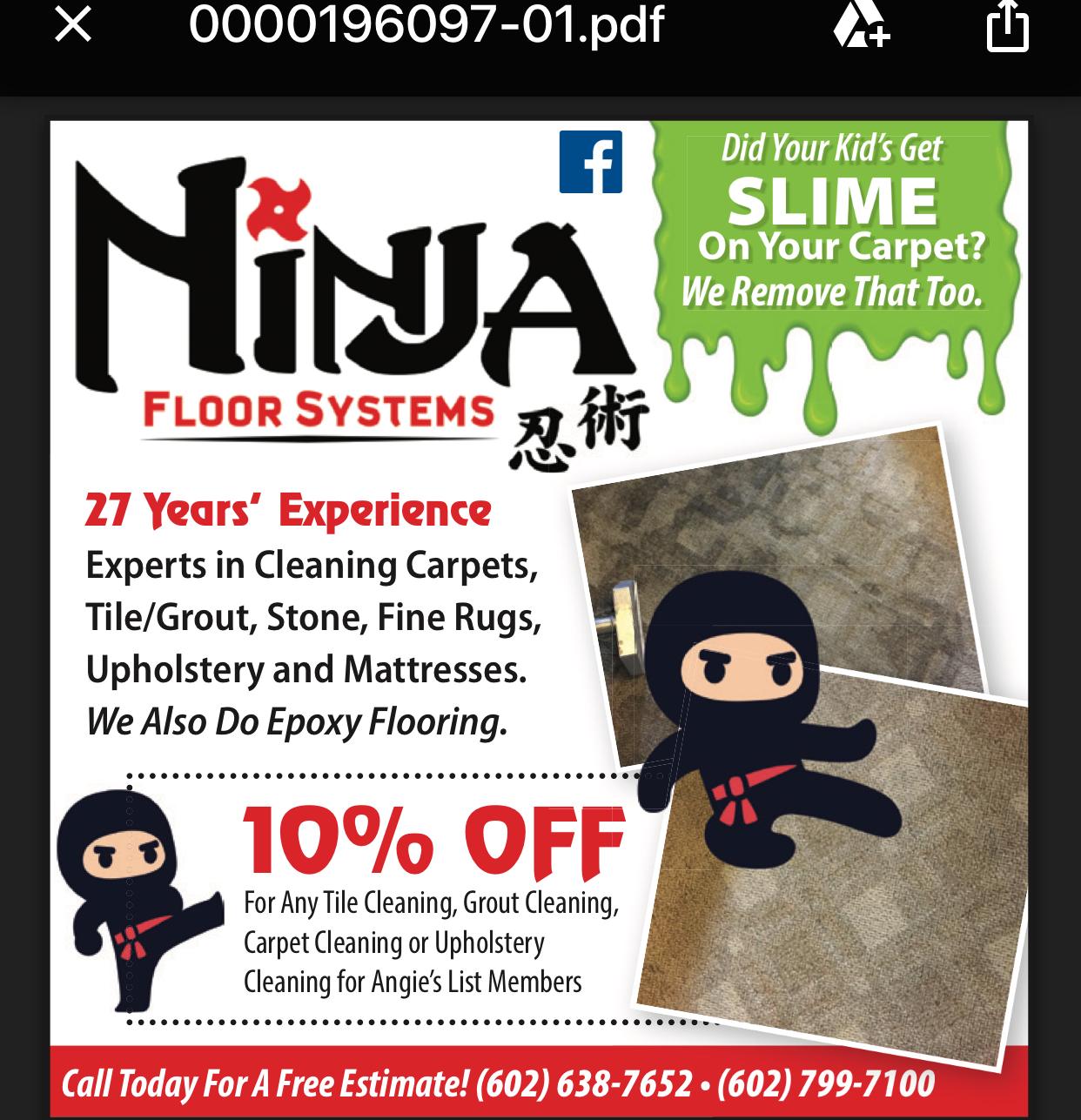 Ninja Restoration Llc., Tile & Carpet in Tempe, AZ