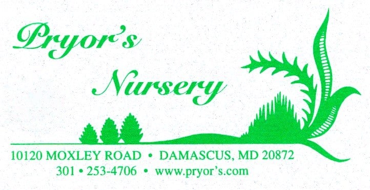 Pryors Nursery in Damascus, MD