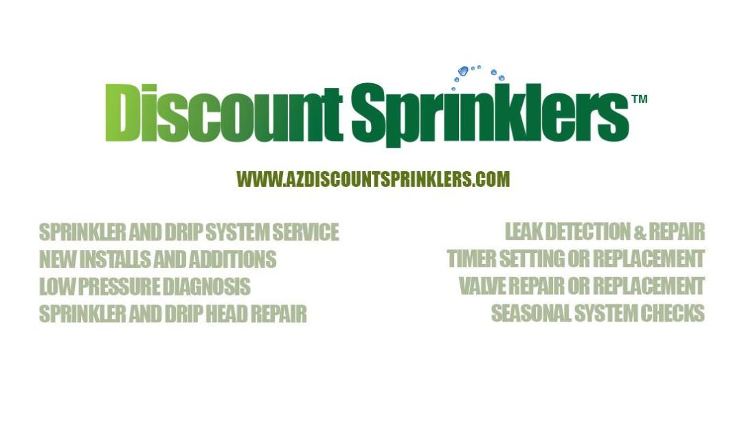 Discount Sprinkler And Drip Repair in Scottsdale, AZ