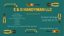 E&D Handyman Services, LLC in Tucson, AZ
