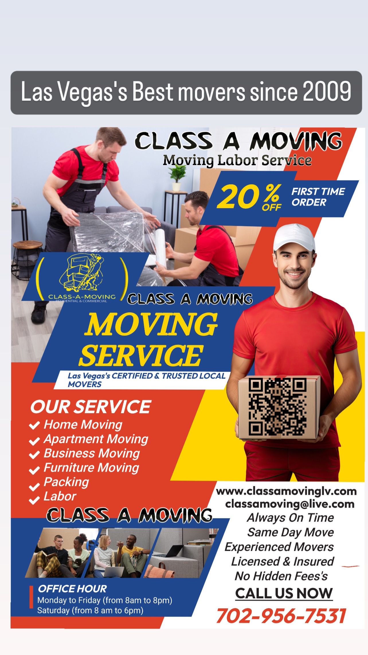 Class A Moving in Las Vegas, NV