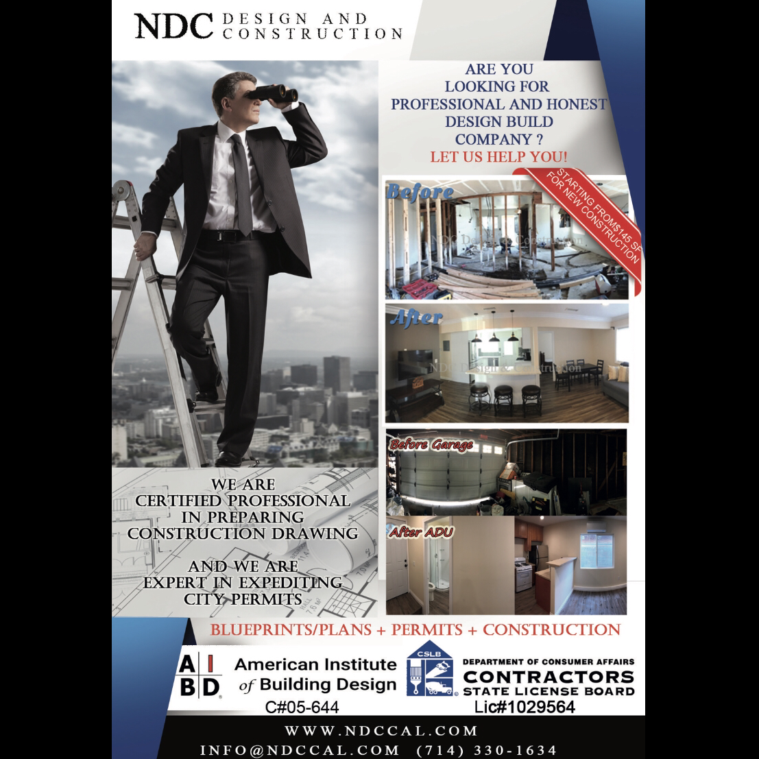 Ndc Design & Construction Inc., in Whittier, CA