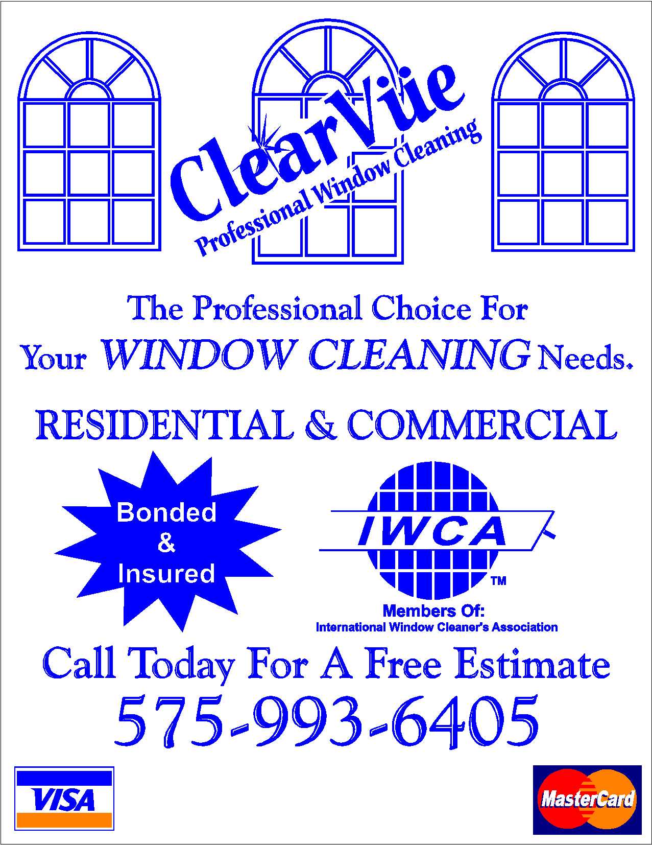 Clearvue Professional Window Cleaning in Las Cruces, NM