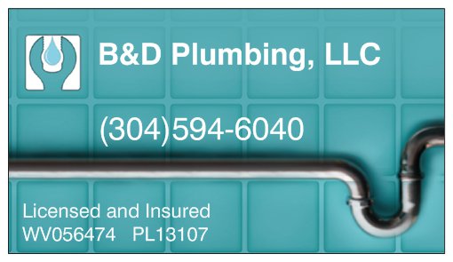 B&D Plumbing in Kingwood, WV