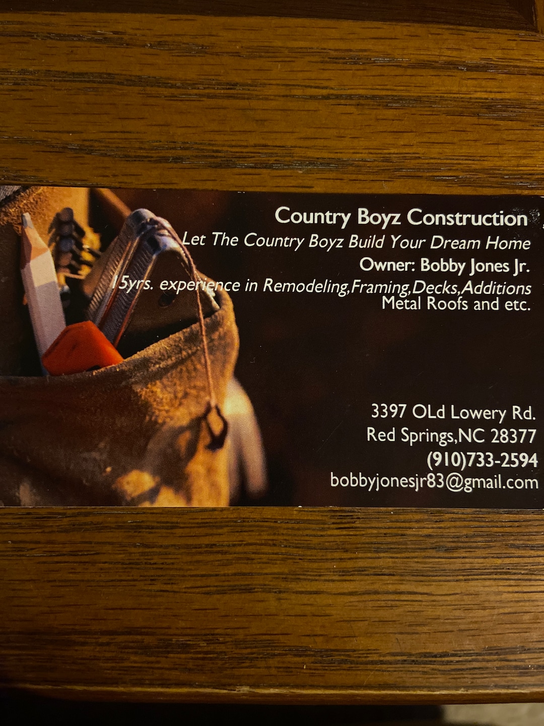 Country Boyz Construction in Red Springs, NC