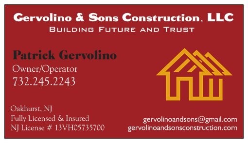 Gervolino & Sons Construction, LLC in Oakhurst, NJ