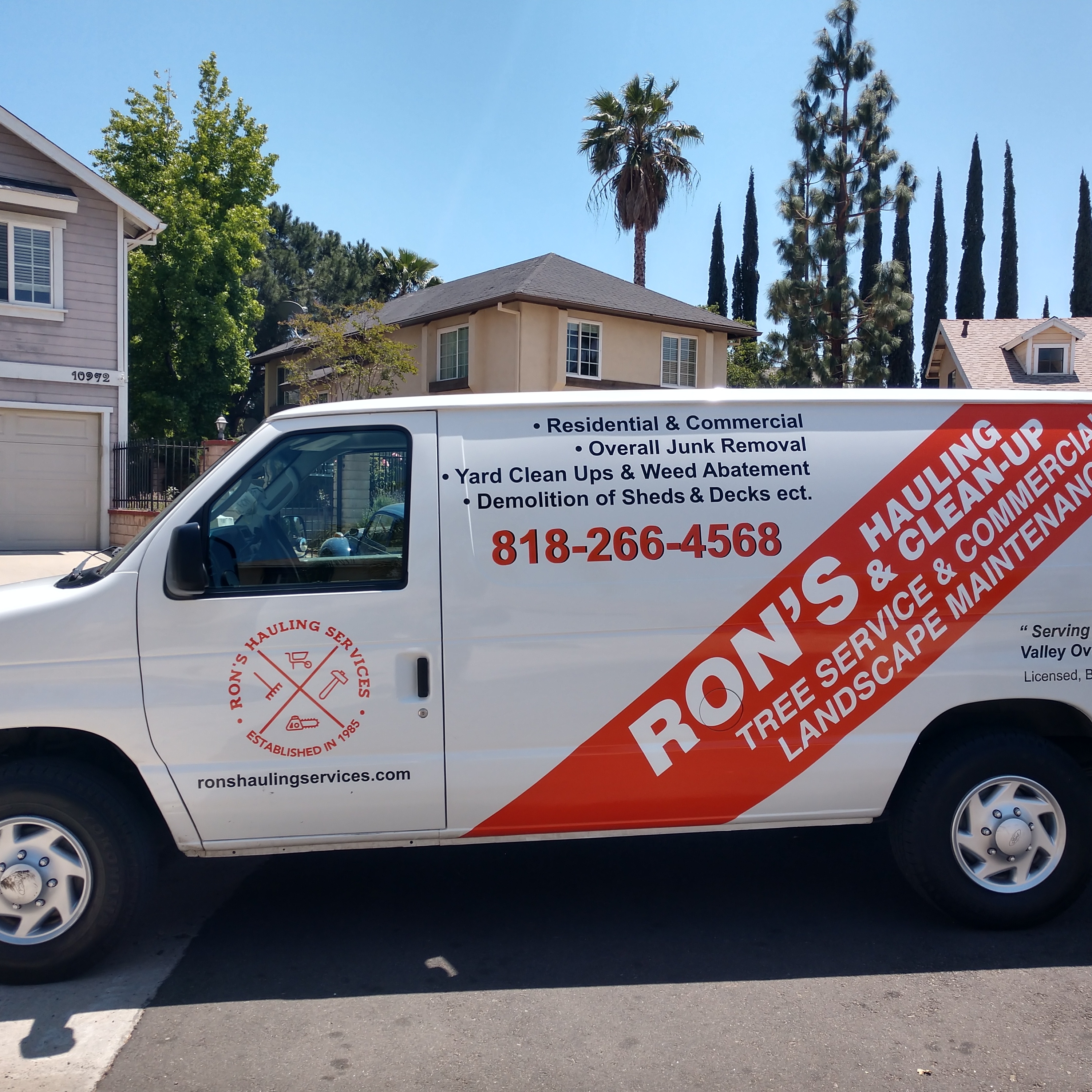 Rons Hauling Cleanup Tree Services in North Hills, CA