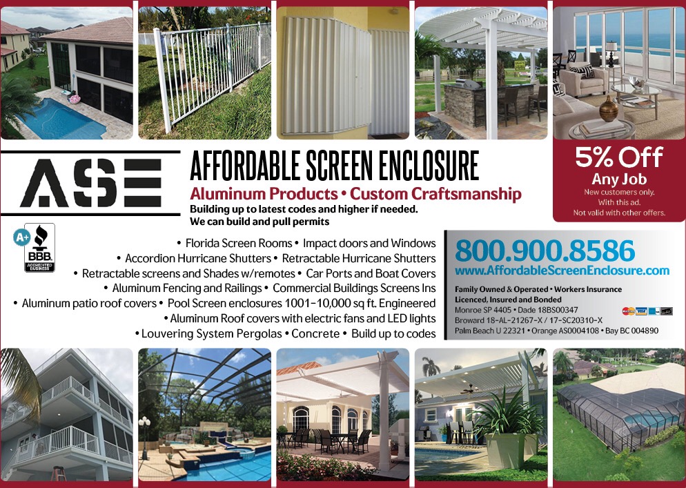 Affordable Screen Enclosure in Pompano Beach, FL