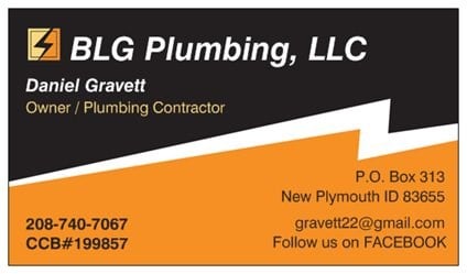 BLG Plumbing, LLC in New Plymouth, ID