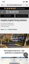 Martin Asphalt Paving Service in Lisbon Falls, ME
