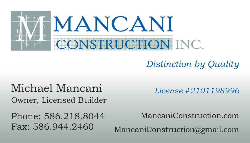 Mancani Construction Inc in Roseville, MI