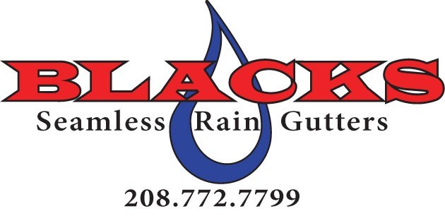 Blacks Seamless Rain Gutters in Hayden, ID