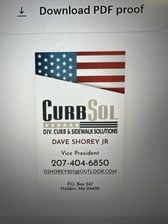 Curb & Sidewalk Solutions, Inc. in Holden, ME