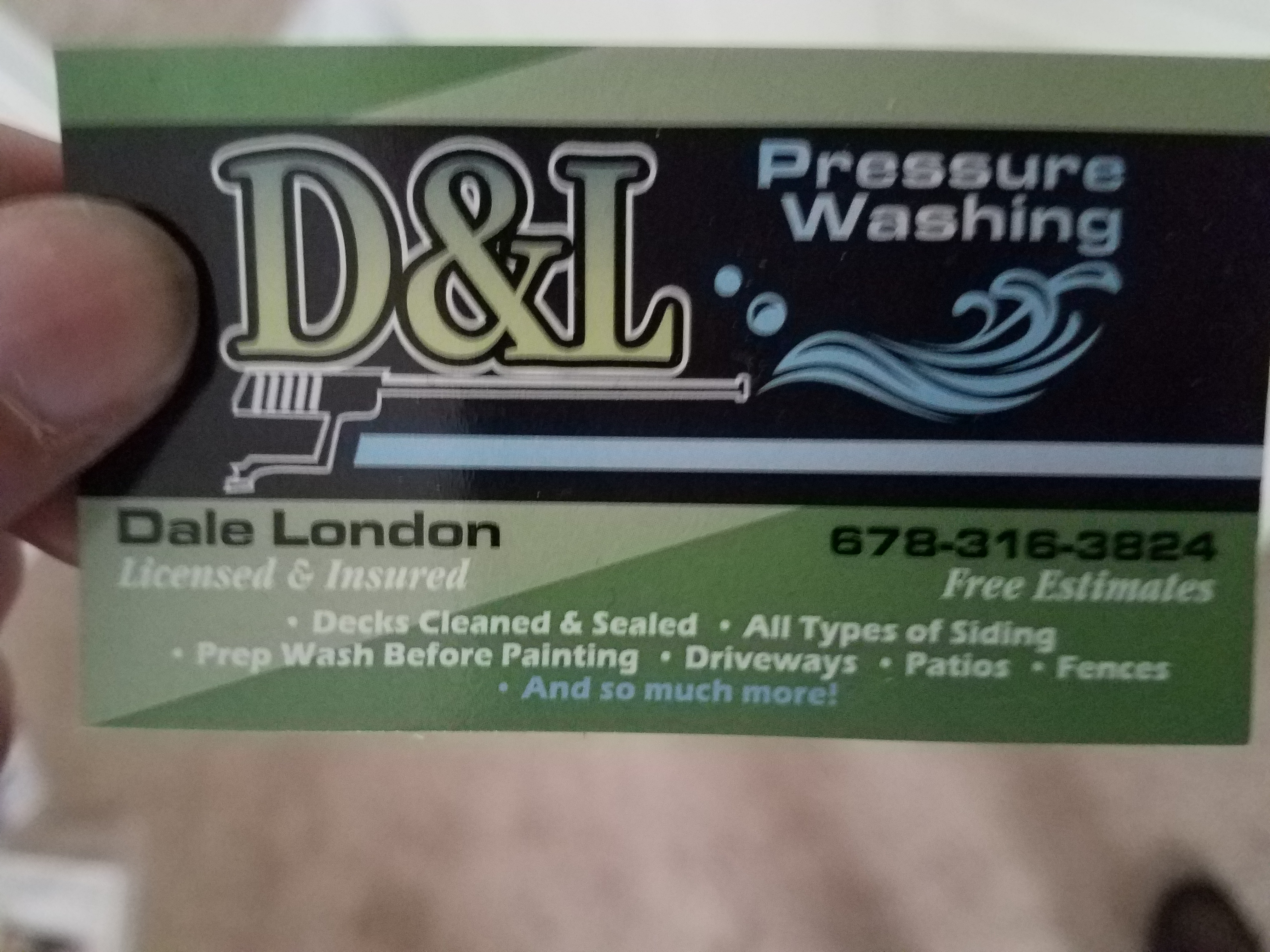 D & L Pressure Washing & Lawn Care in Baldwin, GA