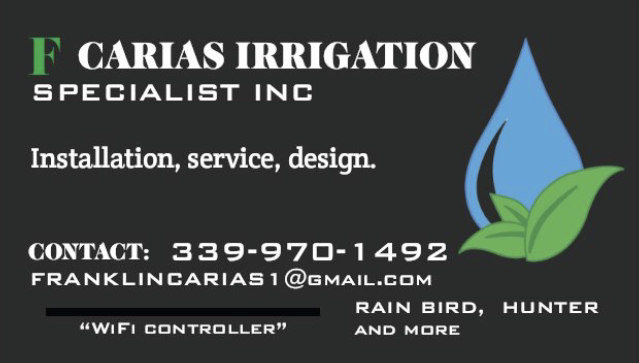 F Carias Irrigation Specialist Inc in Worcester, MA