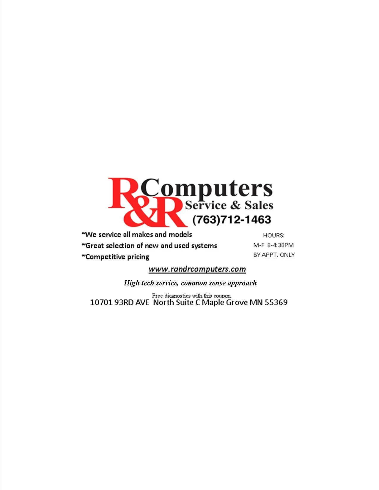 R&R Computers in Osseo, MN