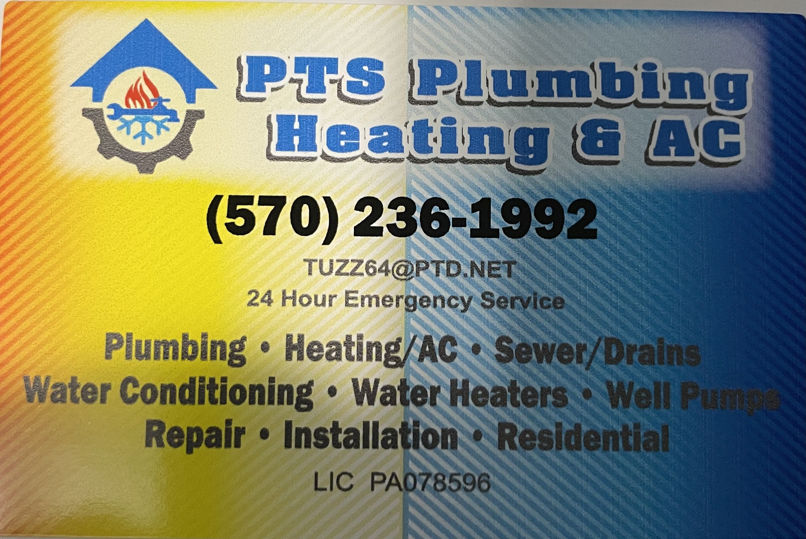 Pts Plumbing Heating & Ac in East Stroudsburg, PA
