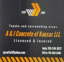 A & J Concrete of Kansas, LLC in Auburn, KS