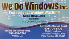We Do Windows, Inc. in Paso Robles, CA