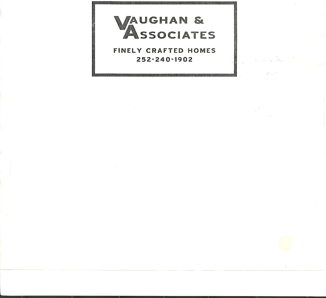 VAUGHAN & ASSOCIATES CUSTOM BUILDERS, iNC. in Newport, NC