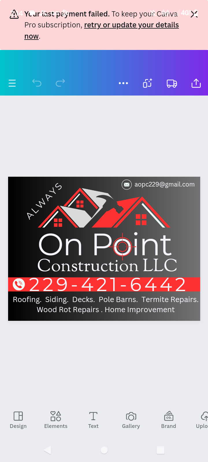 Always On Point Construction LLC  in Whigham, GA