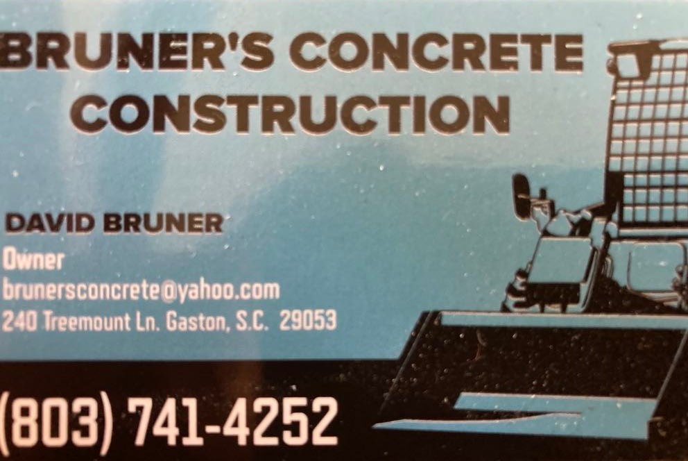 Bruner'S Concrete Construction in Gaston, SC