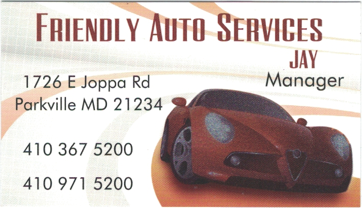 Friendly Automotive Services Inc in Parkville, MD