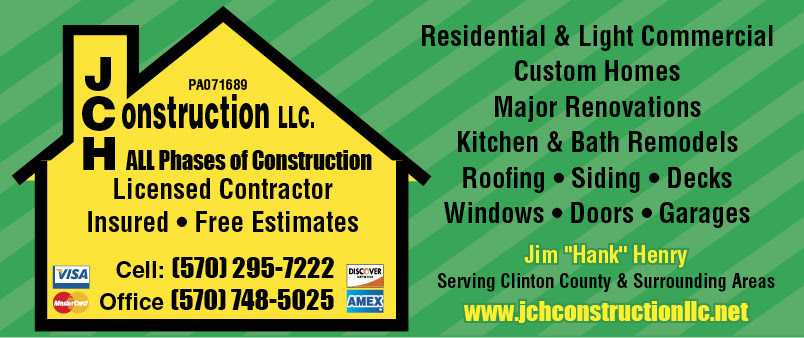 Jch Construction Llc in Lock Haven, PA