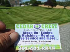 Cedar Crest Landscaping in Frederick, MD
