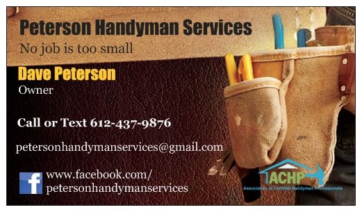 Peterson Handyman Services in Minnetrista, MN