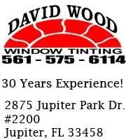 David Wood Window Tinting in Jupiter, FL