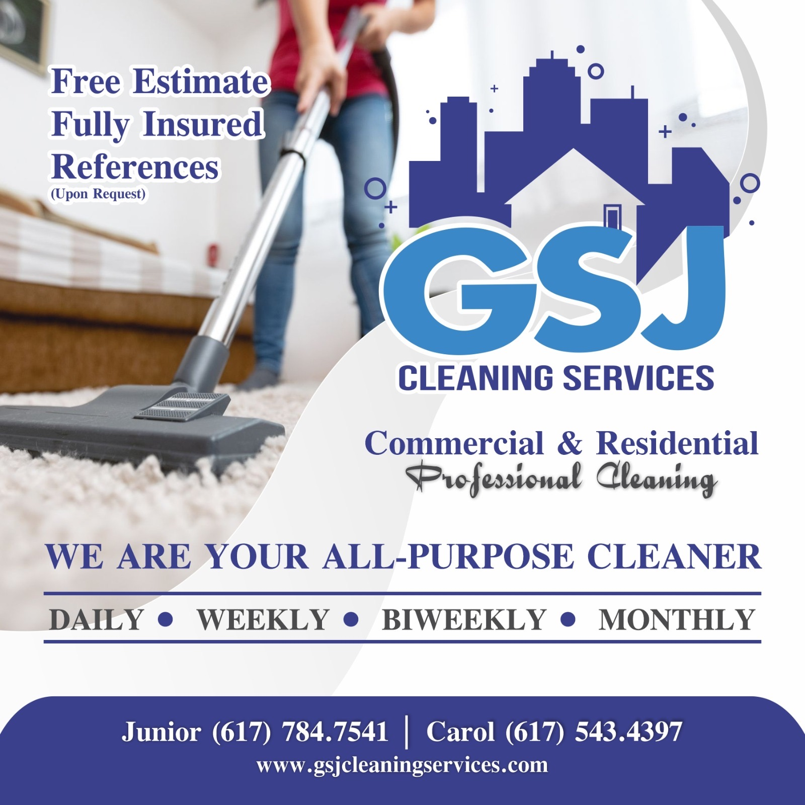 GSJ Cleaning Services in Billerica, MA