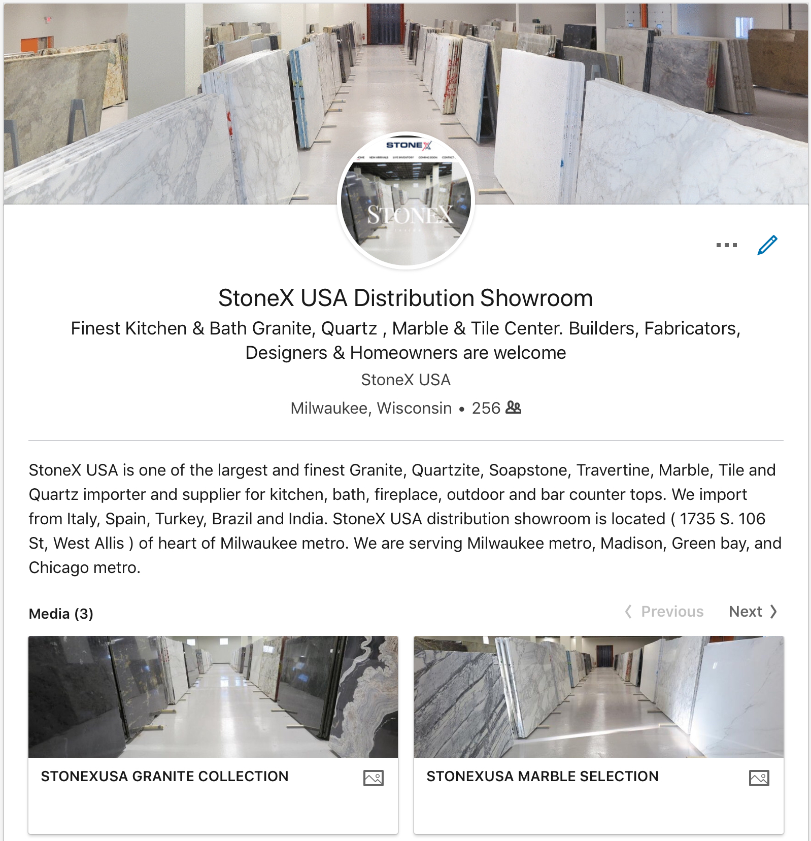 Stonexusa Supplier Of Granite & Quartz in Milwaukee, WI