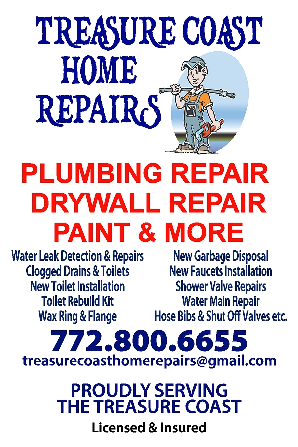 Plumbing by Treasure Coast Home Repairs in Fort Pierce, FL