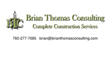 Brian Thomas Consulting Inc in Vista, CA