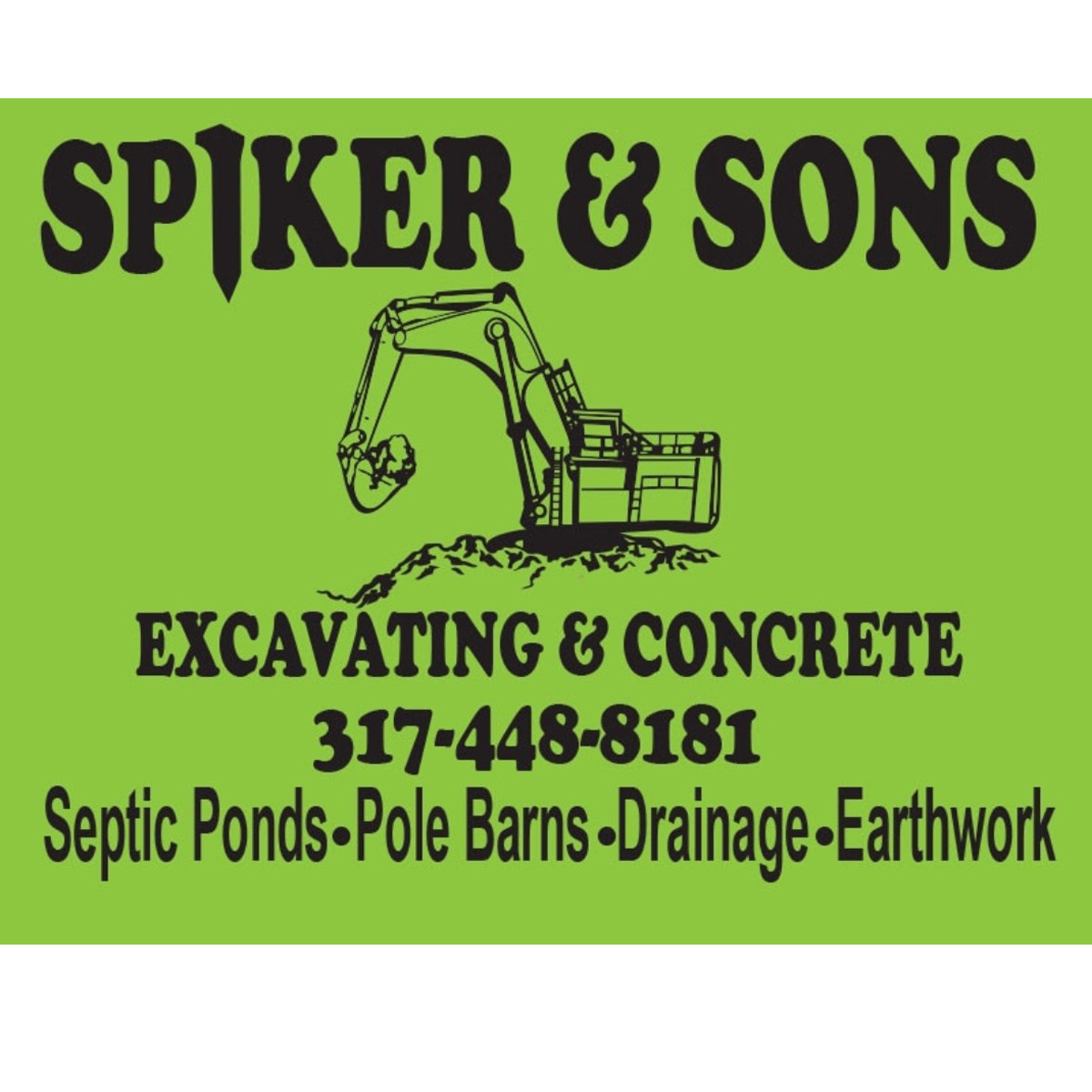 Spiker & Sons Excavating & Concrete, L.L.C. in New Palestine, IN