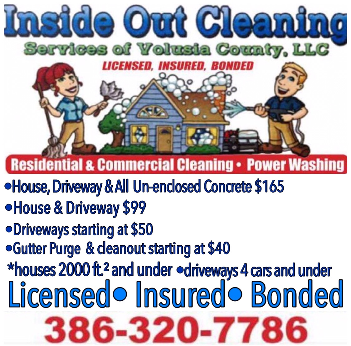 Inside Out Cleaning Services of Volusia, LLC in Deland, FL