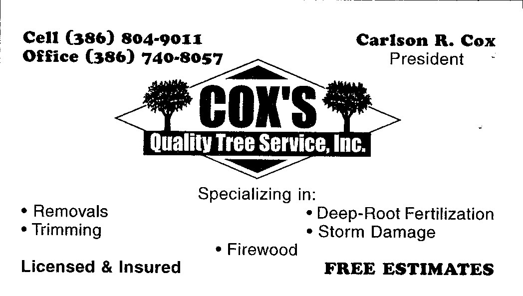 Cox'S Quality Tree Service, Inc in Deland, FL