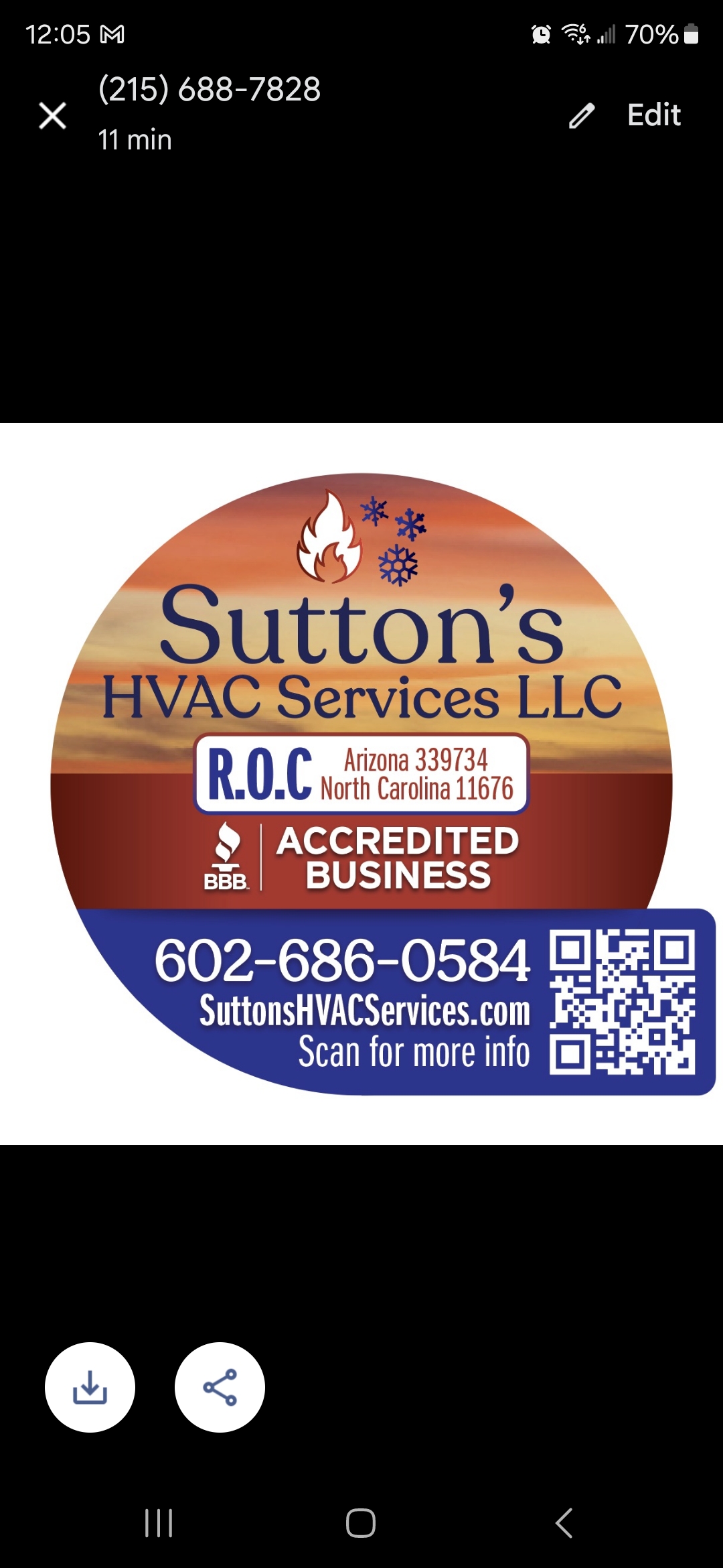 Sutton's HVAC Service's LLC. in San Tan Valley, AZ