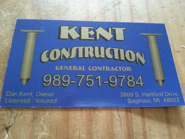 Kent Contruction in Saginaw, MI