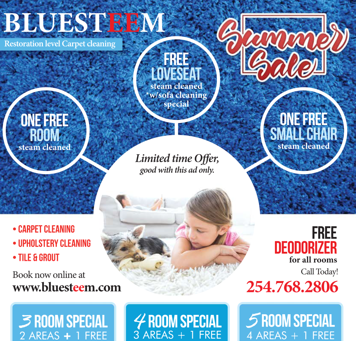 Bluesteem carpet and floor care in Killeen, TX