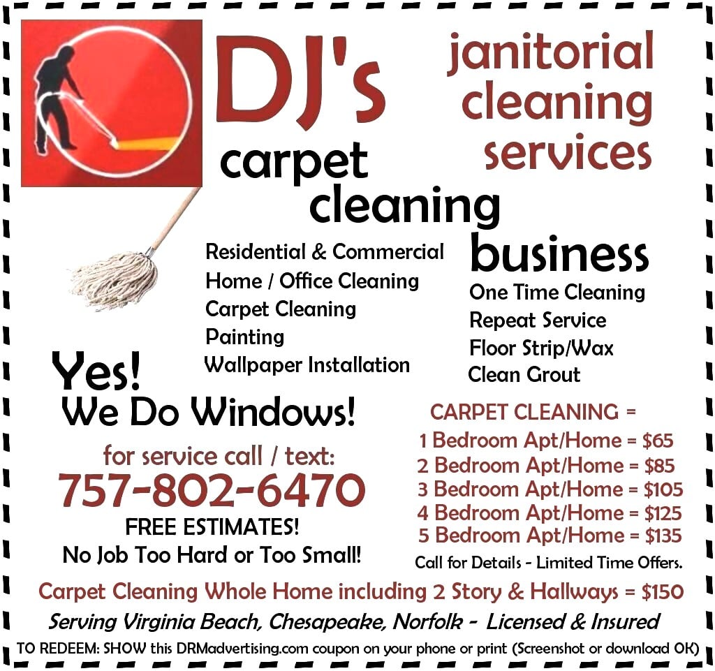 DJ's Cleaning Services in Virginia Beach, VA