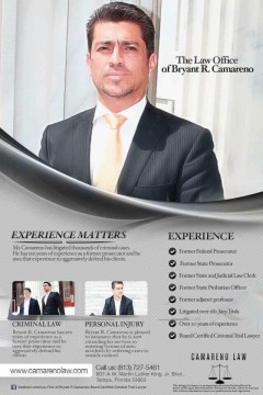 Bryant Raymond Camareno - Private Law Practice in Tampa, FL