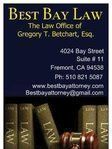Gregory Thomas Betchart - Estate Planning Lawyer in Fremont, CA